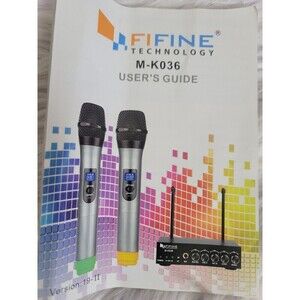 Karaoke Dual Channel UHF Dual Channel‎ Wireless 2 Microphone System